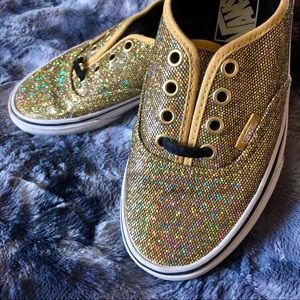 Vans Authentic Glitter Skate Lace-Up Sneaker